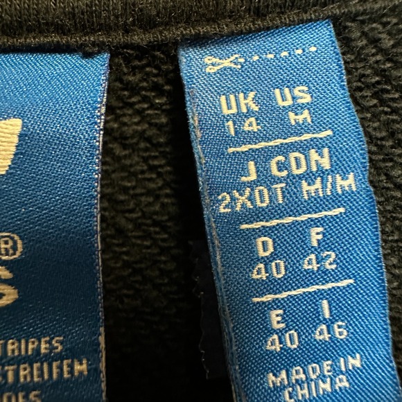 Adidas Originals Black Trefoil Sweatshirt Floral Logo Crewneck Men's M - Picture 16 of 16